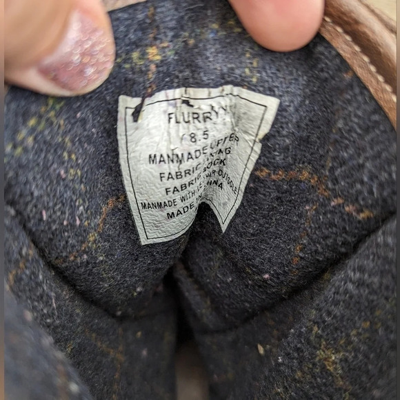 Madden Girl Duck Boot Flurry Woman's Size 8.5 Olive Green Rubber Brown Leather - Picture 6 of 6